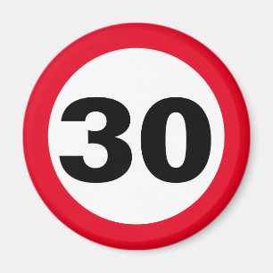 Imán zum Geburtstag 30