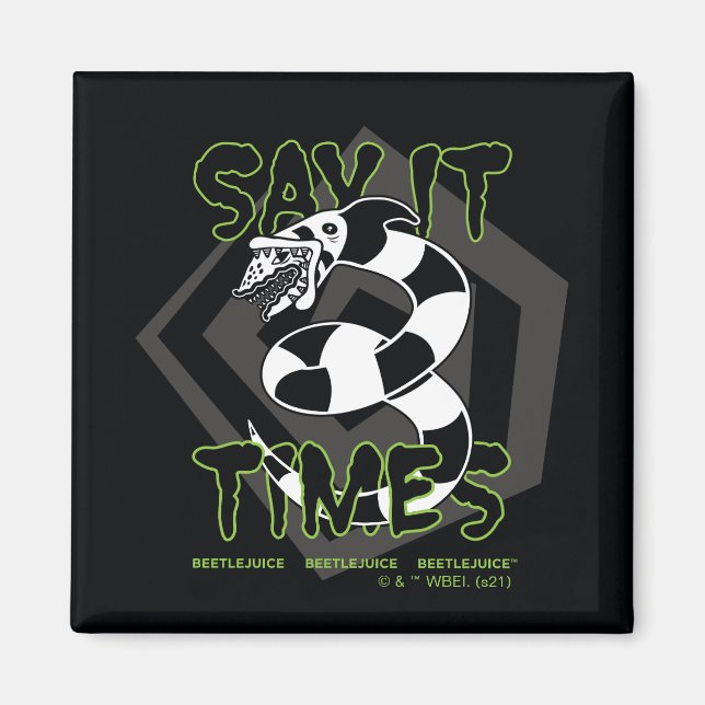 Imán Zumo de remolacha | Dilo 3 veces (Frente)