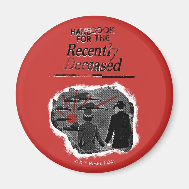 Imán Zumo de remolacha | Manual para los fallecidos rec (Frente)