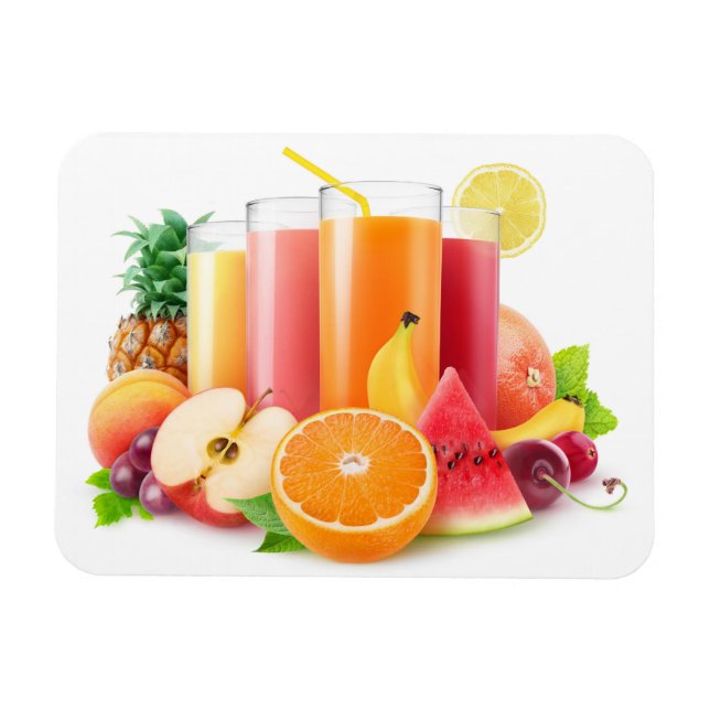 Imán Zumos de fruta frescos (Horizontal)
