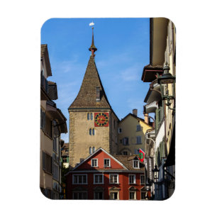 Imán Zurich Grimmenturm Tower Magnet