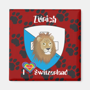 Imán Zürich Schweiz Suisse Svizzera Magnet
