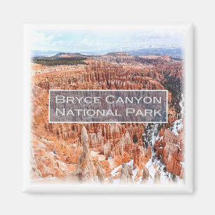 Imán zUS043 BRYCE CANYON N.P. Utah, América, Fridge