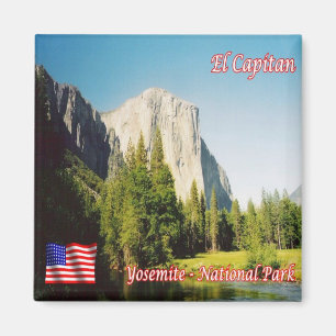 Imán zUS120 YOSEMITE N.P. El Capitan, California, Fridg