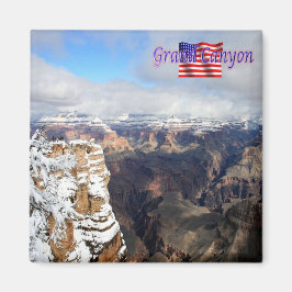 Imán zUS146 GRAND CANYON con nieve, Arizona, Fridge