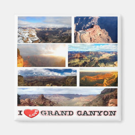 Imán zUS150 GRAND CANYON I Love, Mosaic, Fridge