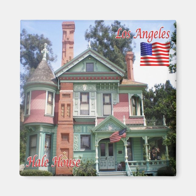 Imán zUS171 LOS ANGELES, Hale House, California, Fridge (Frente)