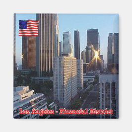 Imán zUS173 LOS ANGELES, distrito financiero, Fridge