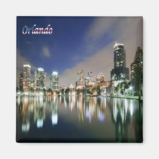 Imán zUS186 ORLANDO, Florida, Orlando, América, Fridge (Frente)