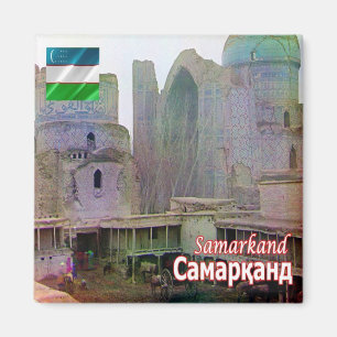 Imán zUZ007 SAMARKAND, Mezquita Bibi-Khanym, Fridge