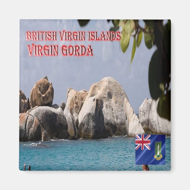 Imán zVG010 VIRGIN GORDA, Islas Vírgenes Británicas, Fr (Frente)