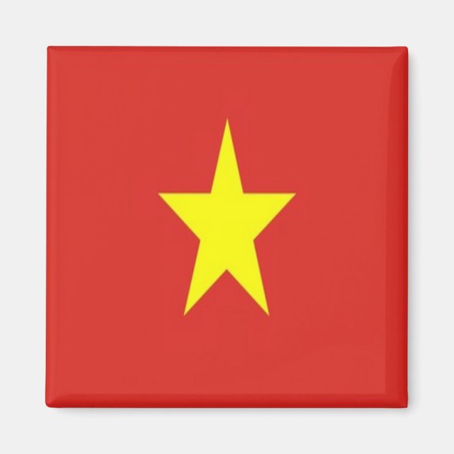 Imán zVN001 BANDERA VIETNAMESE, Vietnam, Asia, Fridge (Frente)