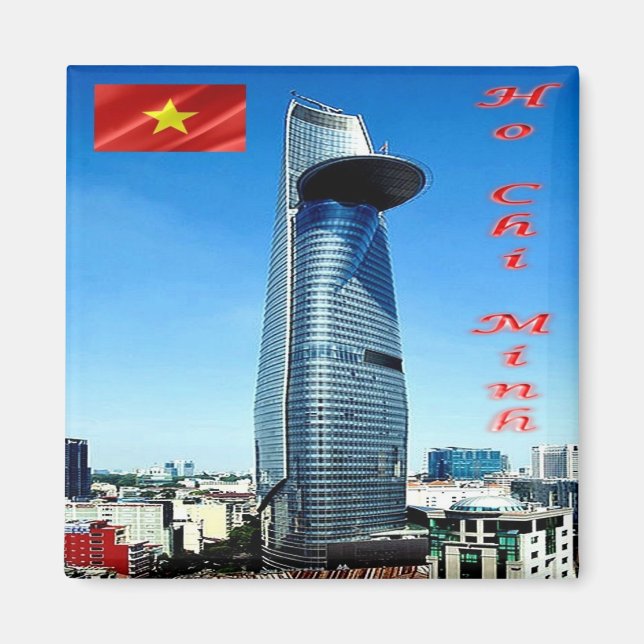 Imán zVN005 HO CHI MINH, Torre financiera Bitexco,Fridg (Frente)