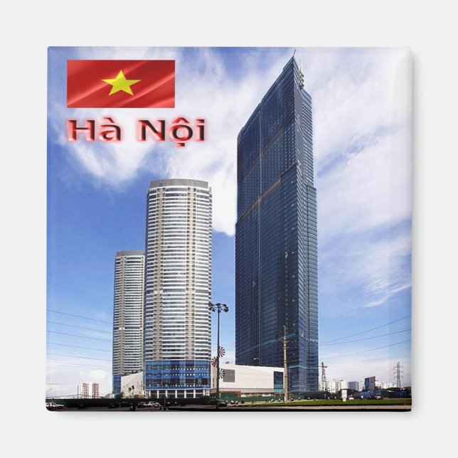 Imán zVN010 HANOI, Vietnam, Landmark Tower, Fridge (Frente)