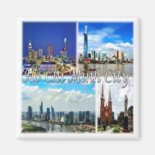 Imán zVN013 HO CHI MINH City SAIGON, Mosaic, Fridge