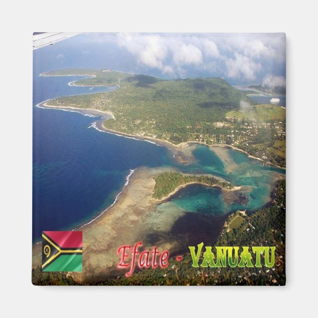 Imán zVU006 EFATE, Isla ERAKOR, Vanuatu, Fridge (Frente)