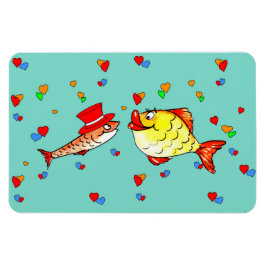 Imán Zwei verliebte Fische