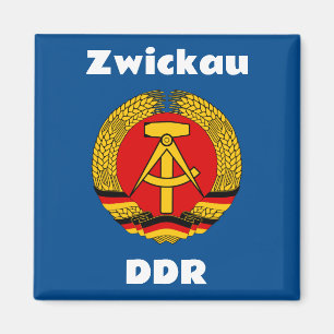 Imán Zwickau, Alemania - Alemán Retro Oriental (DDR, RD