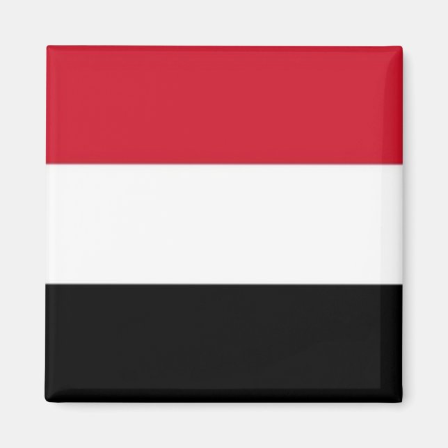 Imán zYE001 YEMENI, Bandera, Yemen, Fridge (Frente)