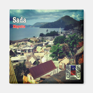 Imán zYT004 SADA, Mayotte, África, Fridge