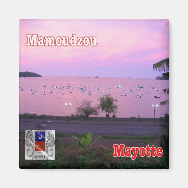 Imán zYT005 MAMOUDZOU, Mayotte, África, Fridge (Frente)