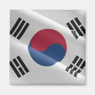 Imán ZzKR002 Corea del Sur ondeando FLAG Fridge de Core