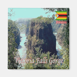 Imán zZW007 VICTORIA FALLS, GORGE, Zimbabwe, Fridge