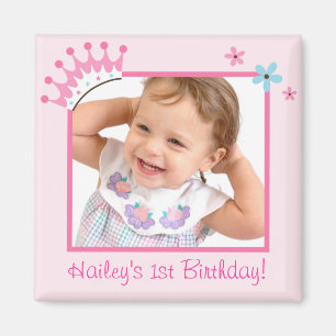 Imanes bonitos de princesa Crown Tiara Favor Photo