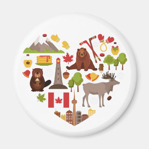 Imanes canadienses del amor