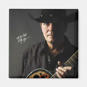 Imanes cuadrados de guitarra cowboy de Billy Kay