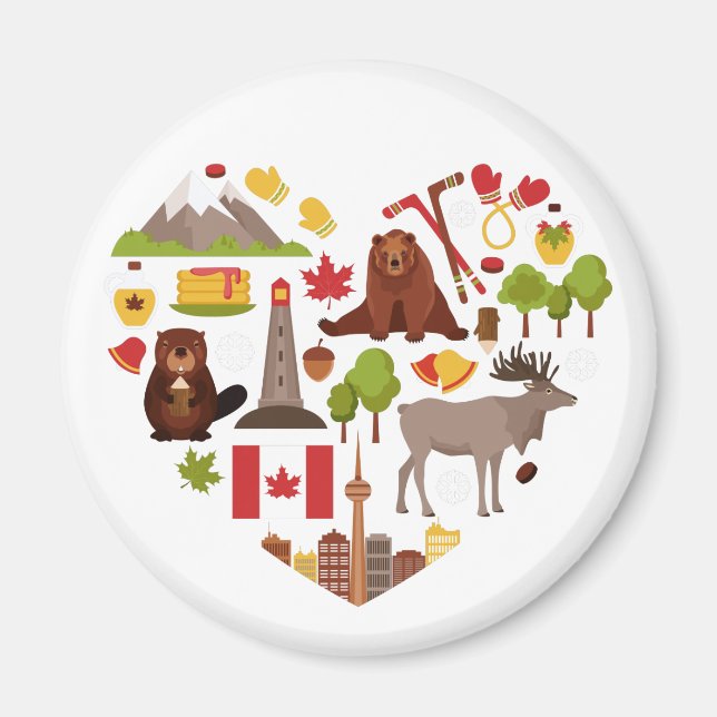 Imanes de amor de Canadá (Frente)