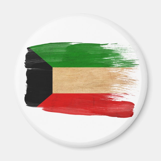 imanes de bandera de Kuwait (Frente)