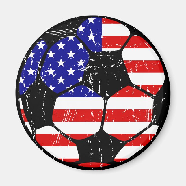 imanes de bolas de fútbol de Estados Unidos (Frente)