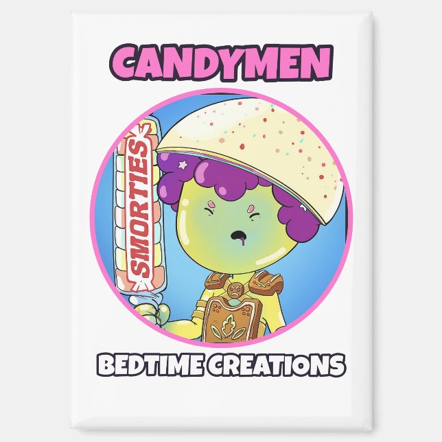 Imanes de Candymen de Bedtime Creations (Anverso)