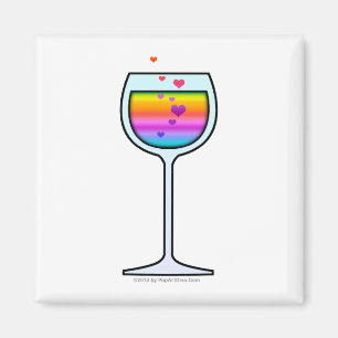 IMANES DE COPA DE VINO