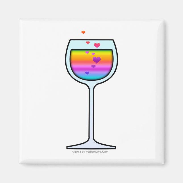 IMANES DE COPA DE VINO (Frente)