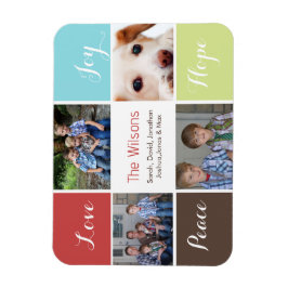 imanes de cuatro personalizados de collage