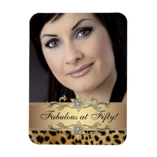 Imanes de Fotos de Leopardo Elegante