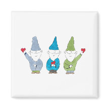 Imanes de Gnomos con Corazones