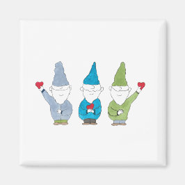 Imanes de Gnomos con Corazones
