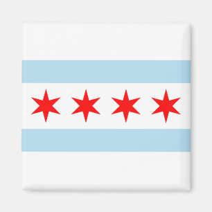 Imanes de la bandera de Chicago