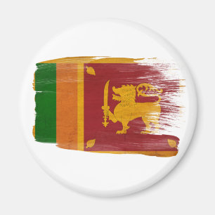 Imanes de la bandera de Sri Lanka