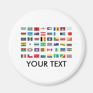 Imanes de la bandera del mundo