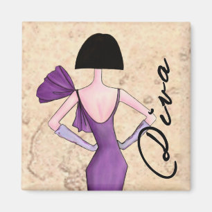 Imanes de la Diva de Moda