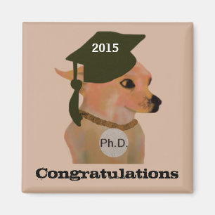 Imanes de la graduación del Ph.D de la chihuahua