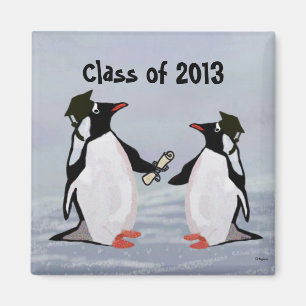 Imanes de la graduación del pingüino