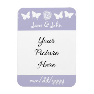 Imanes de Margaritas y Mariposas en Lavanda