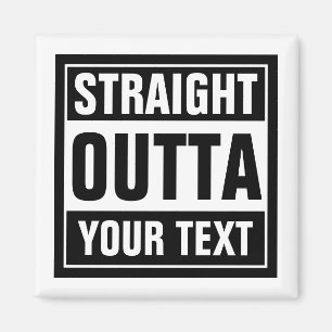 imanes de refrigerador personalizado STRAIGHT OUTT