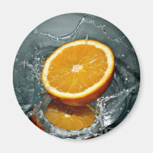 imanes de salpicadura naranja