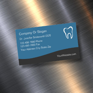 Imanes de Tarjetas de Negocio de Dentista con Esti